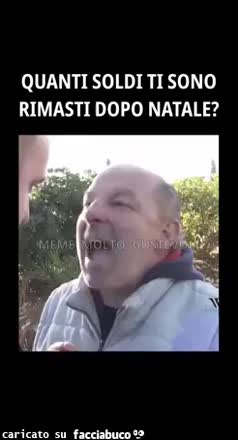 Finiti soldi dopo Natale