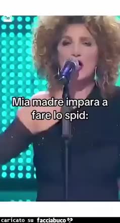 Mia madre impara a fare lo spid Sanremo festival canzone Marcella bella