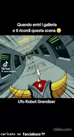 Quando entri in galleria e ti ricordi questa scena ufo robot
