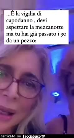 È la vigilia di capodanno devi aspettare la mezzanotte ma tu hai passato i 30 da un pezzo vanoni venier