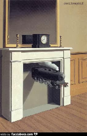 Il treno di Magritte