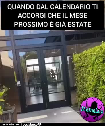 Quando dal calendario ti accorgi che il mese prossimo è già estate palestra