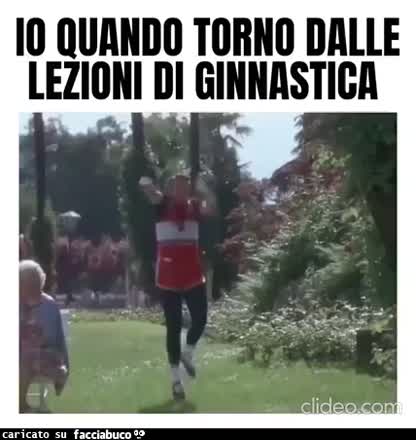 Io quando torno dalle lezioni di ginnastica verdone