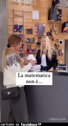 Shopping donne la matematica