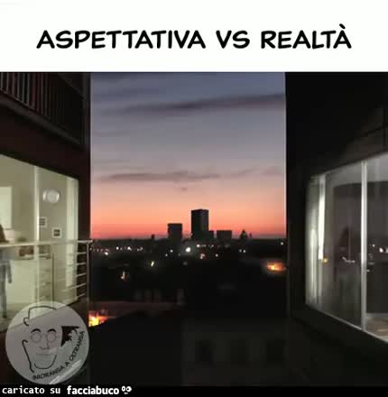 Aspettativa VS realtà